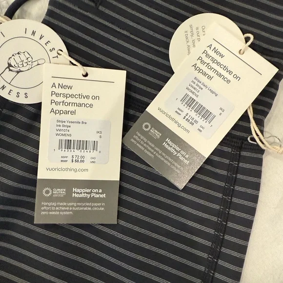 Vuori Striped Activewear Set - Picture 4 of 4